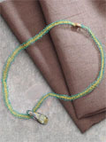 Central Bead with Wire Ribbon