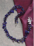 Bead Encrusted Necklace and Bracelet