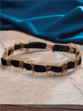Filet Crochet Necklace and Bracelet