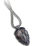 Textured Silver Pendant