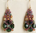 Netted Jewel Earrings 