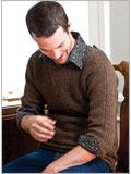 Woven Bands Pullover