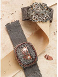 Antique Shoe Buckle Bracelet 