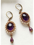 Royal Amethyst Earrings 