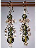 Beaded Victorian Earrings 