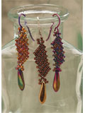 Diagonal Flared Earrings