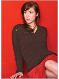 Brocade Leaves Pullover