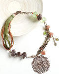 Earthy Collage Necklace