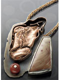 Carrasite and Copper Pendant 