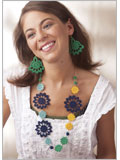 Island Necklace and Earrings 