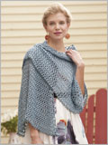 Raindrops Broomstick Lace Shawl  