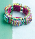 Disco Squares Bracelet