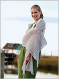 Float Stole knitting pattern, 