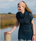 Zick Zack Tunic knitting patterns, tunic, top, Melissa Wehrle, Interweave Knits