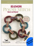 Beadwork: Peyote Stitch - Basics and Beyond (Video Download) peyote stitch, beadwork, bead stitching, how to make jewelry, tubular peyote stitch, two-drop peyote stitch, how to peyote stitch, circular peyote stitch, peyote beads, peyote bead patterns,