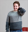 Sweater patterns for men: Surf Stripes Raglan Sweater patterns for men: Surf Stripes Raglan