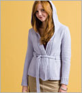 Ithaca Jacket hoodies, cardigans, jackets, belts, ribbing, set-in sleeves, waist shaping, shoulder shaping, short-rows, cast-ons, hood
