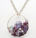 Fantasy Pendant wirework, wire, wireworking, beads, how to make jewelry, pendants, wirewrapping