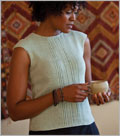 Ringlet Tank tanks, tees, pullovers, shell, dolman, cap sleeves, wrapped stitch, seaming short-rows, keyhole, button, crochet edging, darts, waist shaping