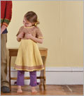 Florentine Dress Knitting for children, Dresses, Slip stitch, Colorwork, Yoke, Seamless yokes, Edging