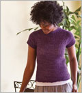 Ruth's Tee Pullovers, Tee, Raglan, Top-down, Lace, Seamless, In the round, Charts