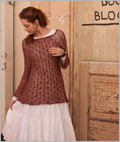 Empyrean Tunic Pullover, Sweaters, Top-down, Seamless yoke, Raglan, Cables, Laceweight, Linen, In the round, Short-rows