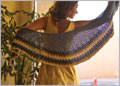 Impasto Shawlette Shawls, Shawlettes, Easy shawl, Short-rows, Slip stitch pattern, Colorwork