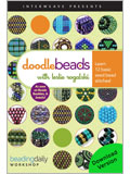 DoodleBeads with Leslie Rogalski: Learn 12 Basic Seed Bead Stitches (Video Download) Beading tools, how to bead, bead crafts, beadweaving, brick stitch, herringbone stitch, peyote stitch, right angle weave, bead making, beads