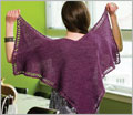 Five Peaks Shawl crochet pattern, tunisian, shawl, easy, beginner