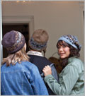 A Family of Hats Hats, Fair Isle, Colorwork, Stranded colorwork, Earflap hats, Tam, Beret, Knitting for men, Knitting for children