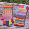 Painter's Fingerless Gloves knitting, gloves, fingerless mitts, color, i-cord, multicolor