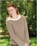 Riverstone Boatneck knitting, top down, Wendy Bernard, pullover, sweater, boatneck, seed stitch, backward loop cast-on, ssk decrease
