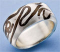 Married Metal Clay Ring