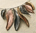 Metal Clay Leaves