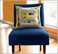 Asymmetrical Log Cabin Pillow Stitch Patterns, Sewing Patterns, Easy Sewing Patterns, Stitch Magazine