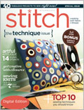 Stitch, Winter 2010/Spring 2011: Digital Edition Stitch, stitch magazine, sewing, fabric, sewing techniques, sewing projects, Tricia Waddell, modern sewing, sewing room, Allison Willoughby