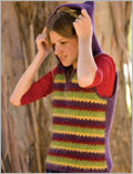 Felted Hooded Vest