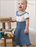 Summer Blues Baby Dress 