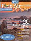 Plein Air Painting, Spring 2011: Digital Edition Plein Air magazine 2010, Mastering Plein Air Painting in Acrylics with Marcia Burtt, Mastering Plein Air in Oil with Frank Serrano  