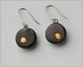Mixed Metal Clay Earrings