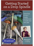 Getting Started on a Drop Spindle (Video Download) drop spindle, drop spindle spinning, spinning, spin, how to spin, spindle,    