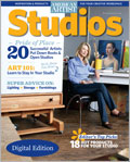 American Artist Studios, 2011: Digital Edition studios, american artist, art studios, workspace, organization tips, design tips, art materials, historical studios