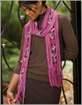 Pink Asters Scarf