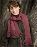 Lacy Cables Scarf