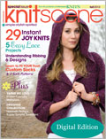 KnitScene, Fall 2010: Digital Edition knitscene, knitting, knitting patterns, sweater patterns, colorwork, sock patterns, interweave knits, ribbing, easy knitting patterns, lace knitting