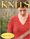 Interweave Knits, Summer 2011: Digital Edition knitting patterns, knitting techniques, patchwork knitting, lace, top patterns, sweater patterns, tank patterns, skirt patterns,