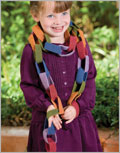 Piper's Chain Scarf crochet pattern, scarf pattern, chain garland, child's scarf, children's pattern, child pattern