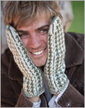 Baker Street Mittens stranded colorwork, colorwork, stripes, checks, twisted Latvian braid