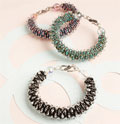 CoCo Chenille Jewelry making, beading, beads, beaded bracelets, beaded necklace, seed beads, beadwork, beading patterns, bead patterns, Herringbone, how to make jewelry, bead embroidery, beading projects, peyote stitch, beaded jewelry designs