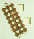 Tuscan Tiles Jewelry making, beading, beads, beaded bracelets, beaded necklace, seed beads, beadwork, beading patterns, bead patterns, Herringbone, how to make jewelry, bead embroidery, beading projects, peyote stitch, beaded jewelry designs